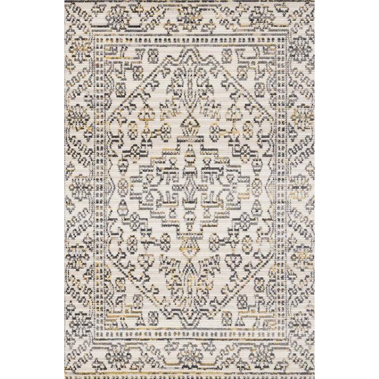 Kalora Rugs Calabar 5x8 Cream/grey/yellow