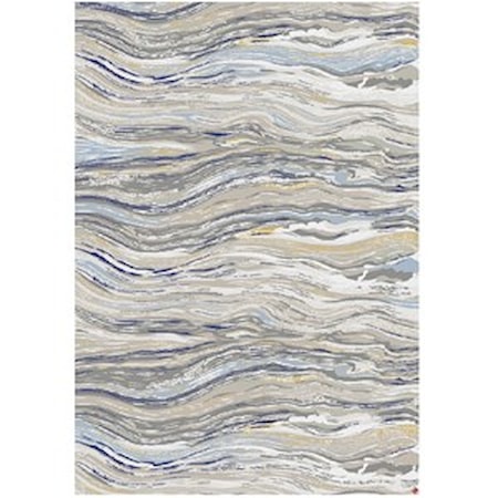 5' 3"x7' 10" Rectangle Striped Area Rug