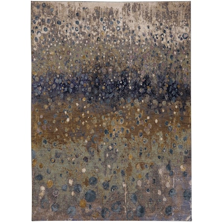 8'x11' Rectangle Abstract Area Rug