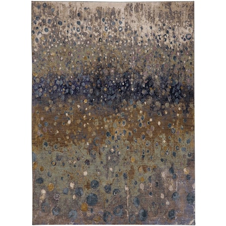 9' 6"x12' 11" Rectangle Abstract Area Rug