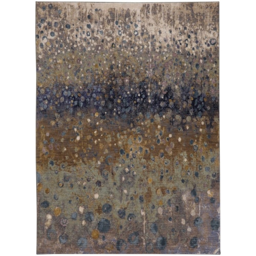 9' 6"x12' 11" Rectangle Abstract Area Rug