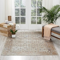 5'3" x 7'7" Taupe Rectangle Rug