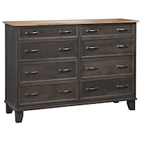 8 Drawer Mule Dresser