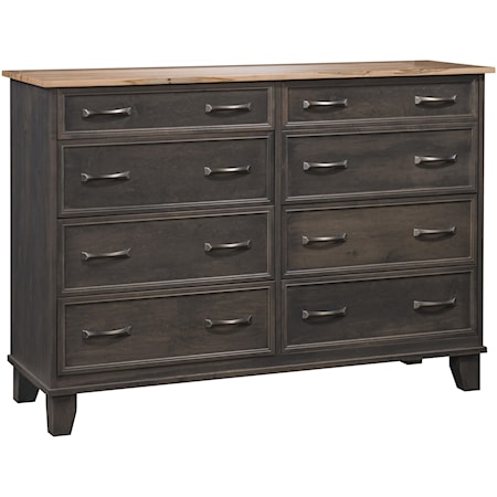 8 Drawer Mule Dresser