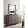 Kincaid Furniture Cascade Sellers Drawer Dresser and Mirror Set