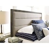 Kincaid Furniture Cascade Ross King Upholstered Panel Bed