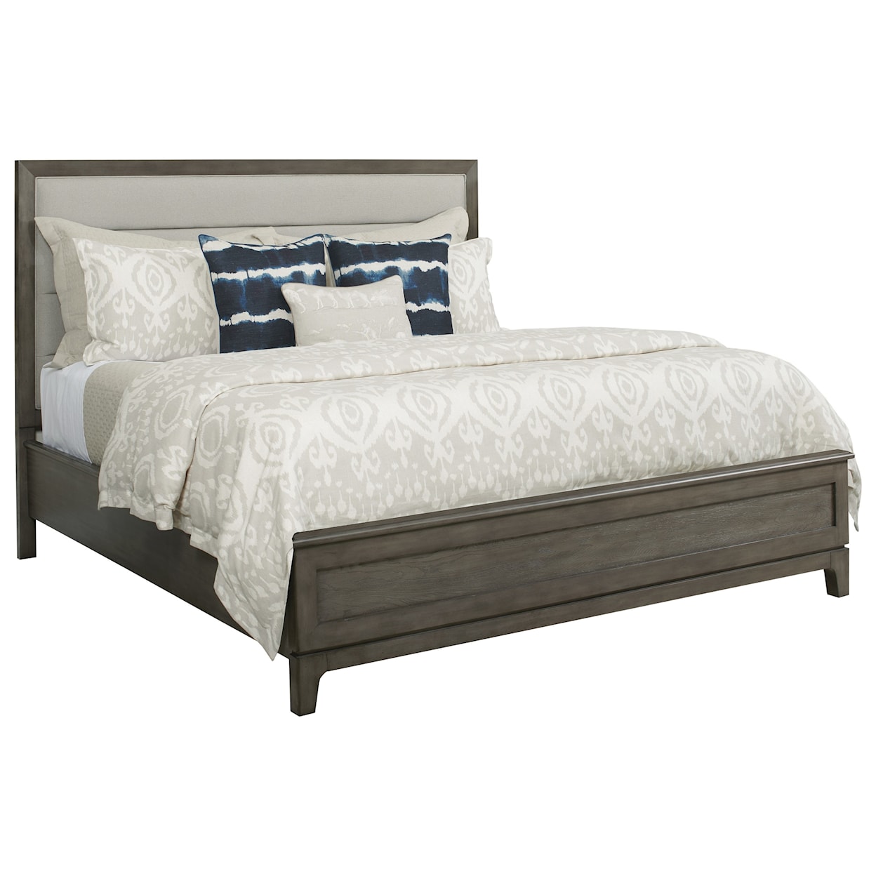 Kincaid Furniture Cascade Ross California King Upholstered Panel Bed