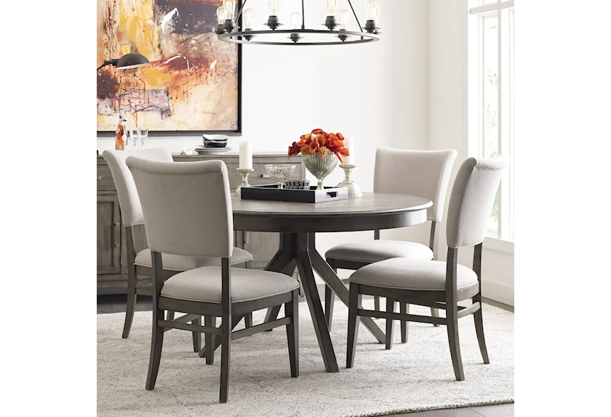Cascade Dining Table Set with 4 Chairs by Kincaid Furniture at Janeen's Furniture Gallery