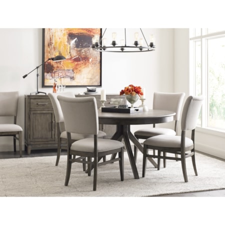 Dining Table Set with 4 Chairs