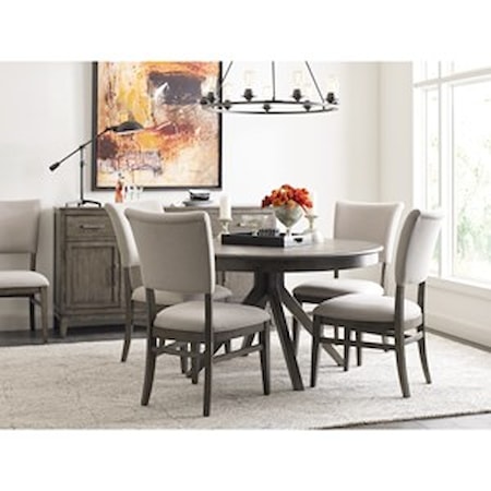 Dining Table Set with 4 Chairs