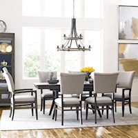 Dining Table Set with 6 Chairs