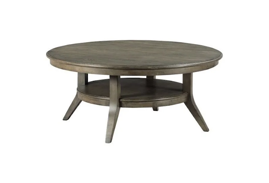 Cascade Lamont Round Coffee Table by Kincaid Furniture at Johnny Janosik