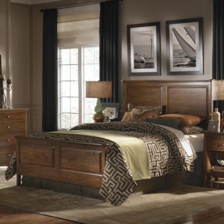 Queen Panel Bed