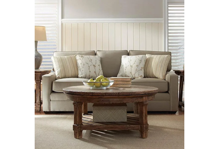 Custom Select Upholstery 3-Seater Stationary Sofa by Kincaid Furniture at Johnny Janosik