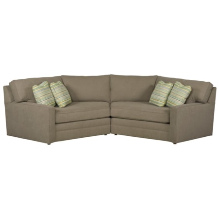 Custom 2 Pc Sectional Sofa