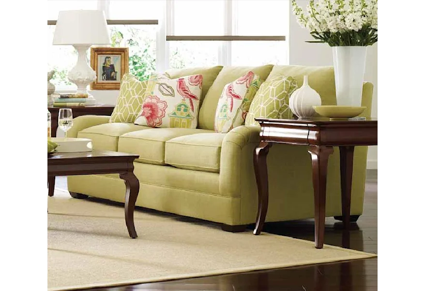 Custom Select Upholstery Custom 3-Seater Stationary Sofa by Kincaid Furniture at Johnny Janosik