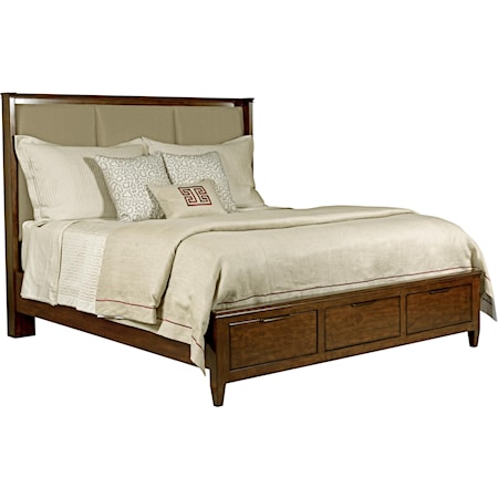 Spectrum Queen Bed w/ Storage Footboard