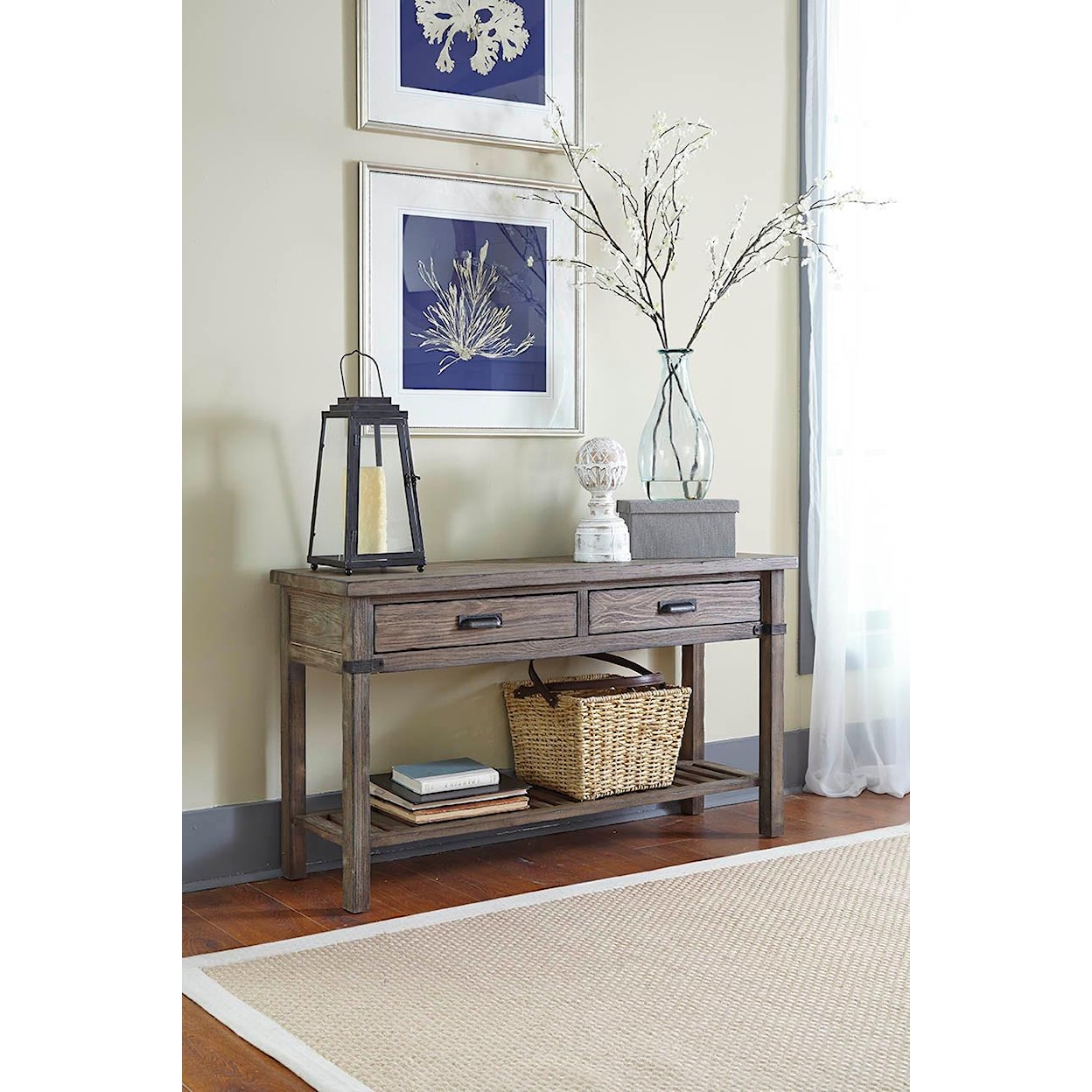 Kincaid Furniture Foundry Sofa Table