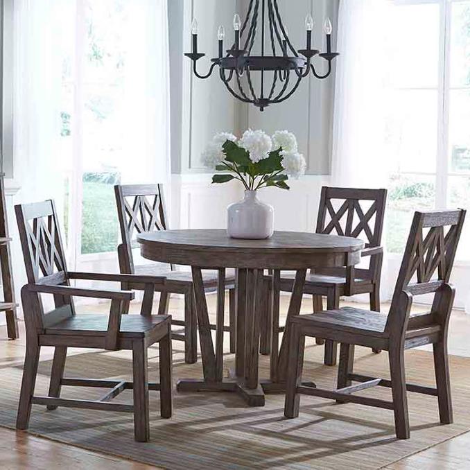 Five Piece Rustic Dining Set