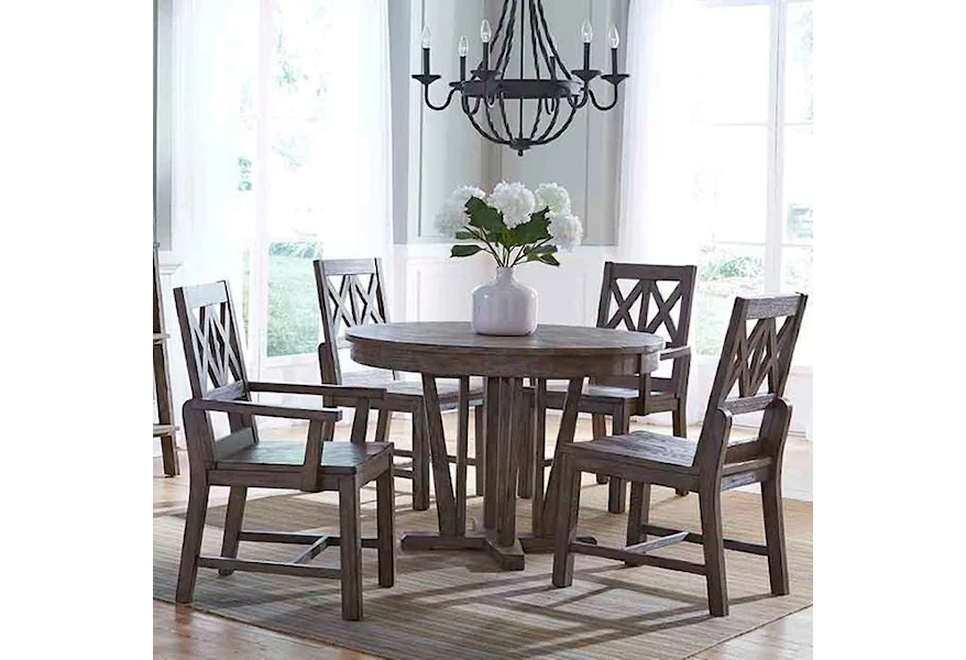 Foundry 5 Pc Dining Set by Kincaid Furniture at Belfort Furniture