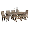 Kincaid Furniture Foundry 7 Pc Dining Set with Bench
