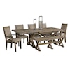 Kincaid Furniture Foundry 5 Piece Table & Chair Set with Leaves