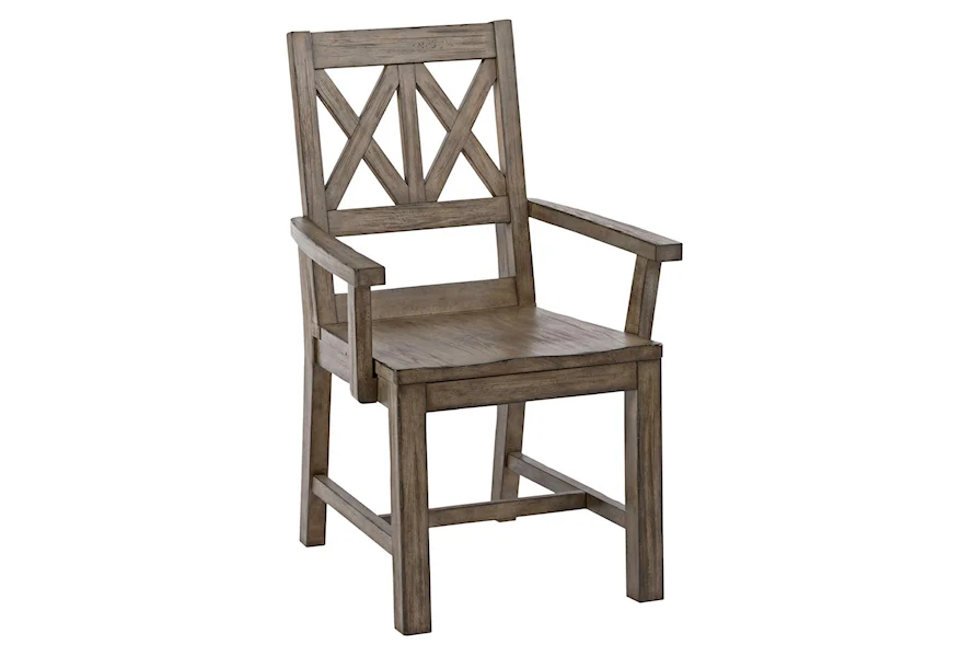 Foundry Wood Arm Chair by Kincaid Furniture at Stoney Creek Furniture 