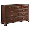 Kincaid Furniture Hadleigh Dresser and Mirror Set