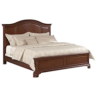 Traditional King Arched Panel Bed
