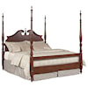 Kincaid Furniture Hadleigh Rice Carved Bed 6/0 Cali King Package