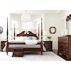 Kincaid Furniture Hadleigh Rice Carved Bed 6/6 King Package