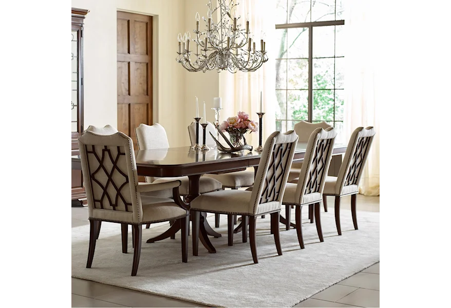 Hadleigh 9 Pc Dining Set by Kincaid Furniture at Belfort Furniture