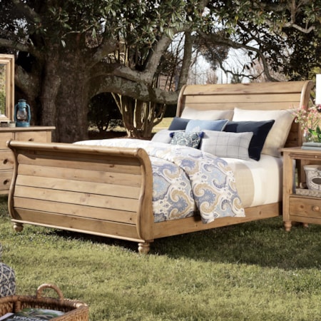 Queen Sleigh Bed
