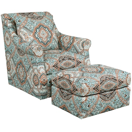 Tate Chair & Ottoman Set