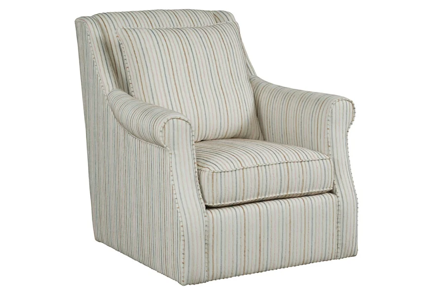 Accent Chairs Tate Swivel Glider Chair by Kincaid Furniture at Belfort Furniture
