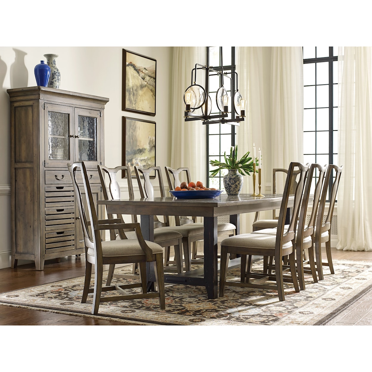 Kincaid Furniture Mill House Formal Dining Room Group