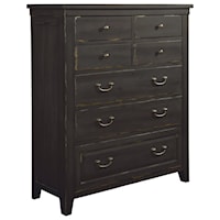 Simon Solid Wood 7-Drawer Chest with Drawer Dividers