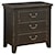 Kincaid Furniture Mill House Beale Solid Wood 3-Drawer Nightstand with Outlet