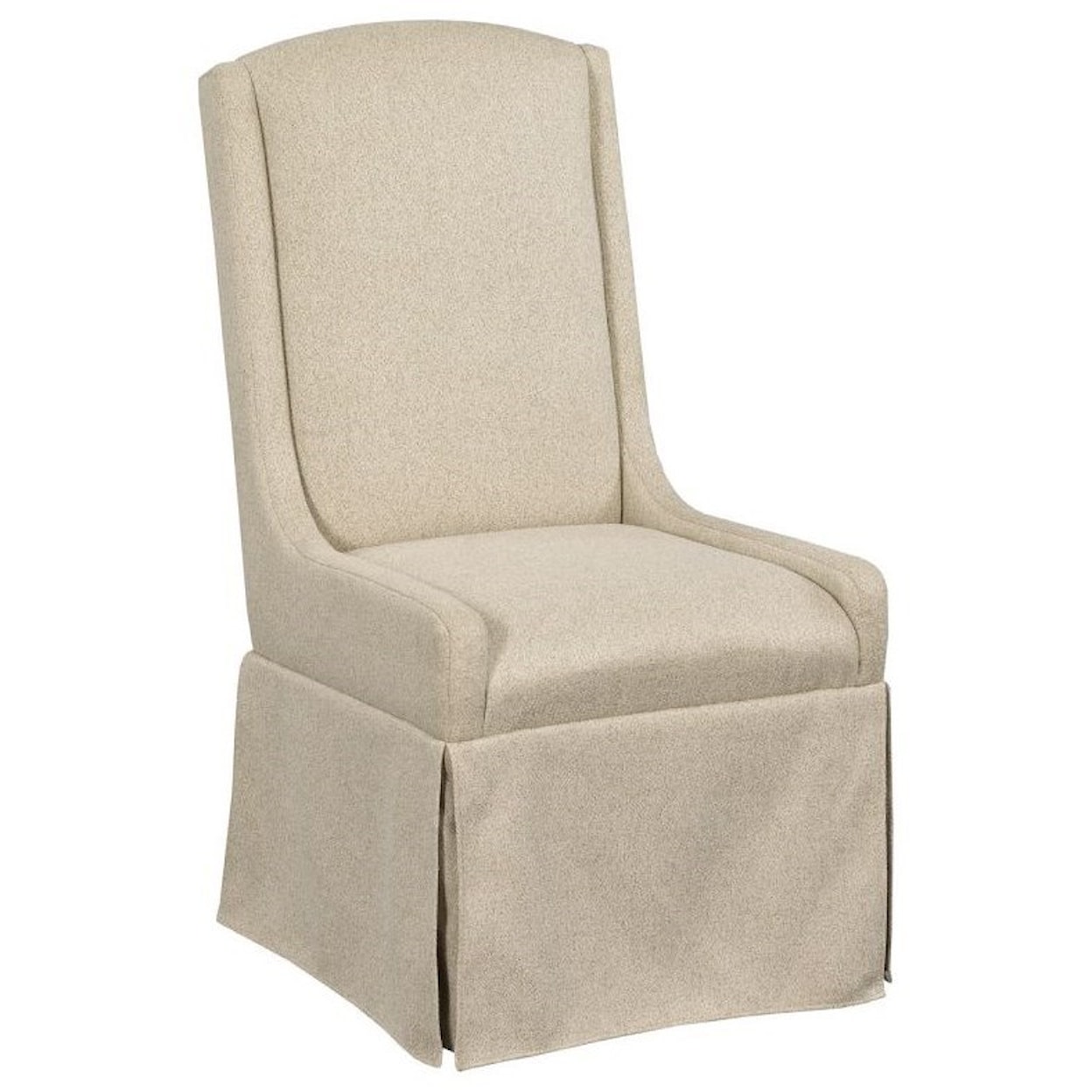 Kincaid Furniture Mill House Barrier Slip Covered Dining Chair