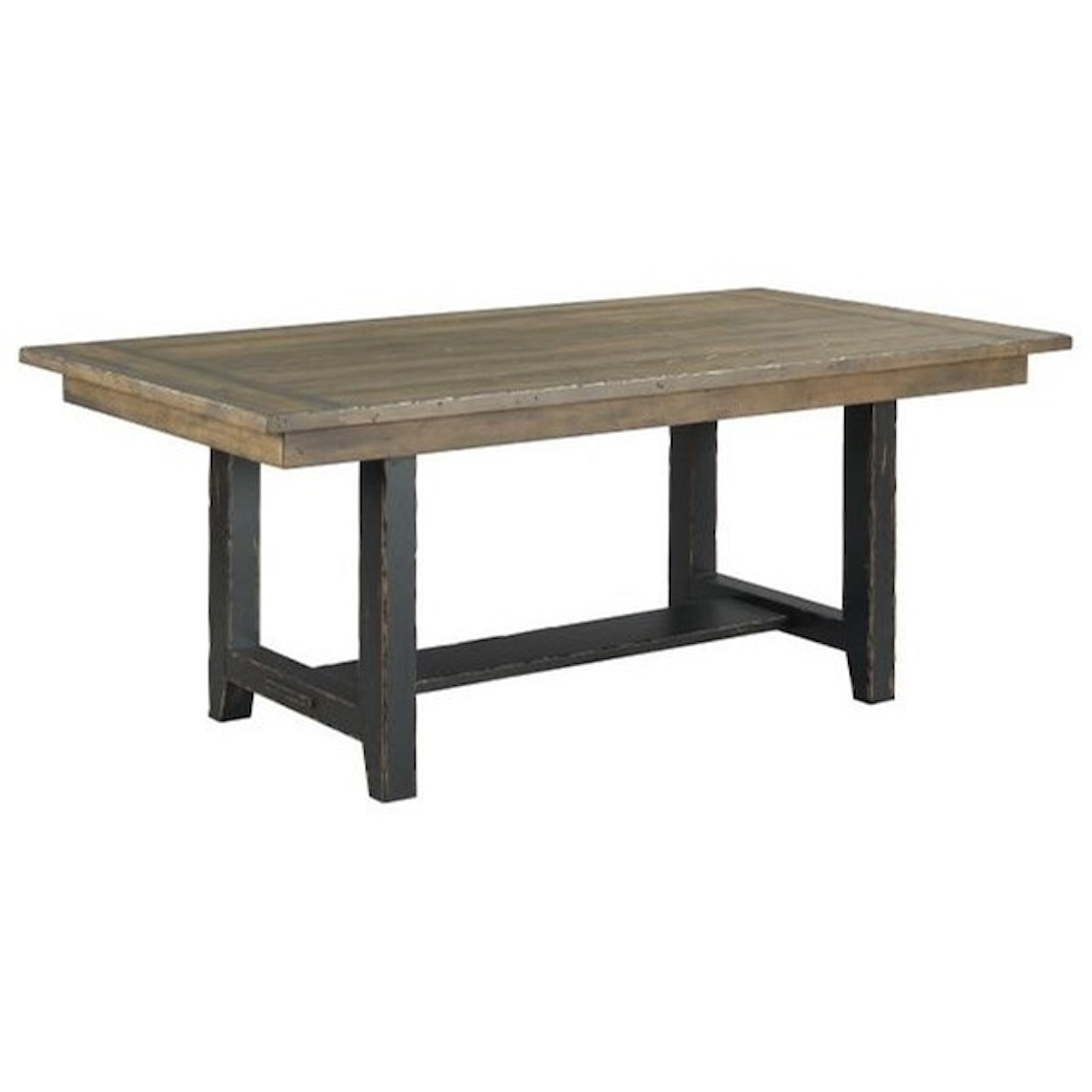 Kincaid Furniture Mill House 74" Webb Trestle Table