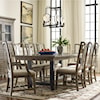 Kincaid Furniture Mill House Dining Table and Chair Set for 8