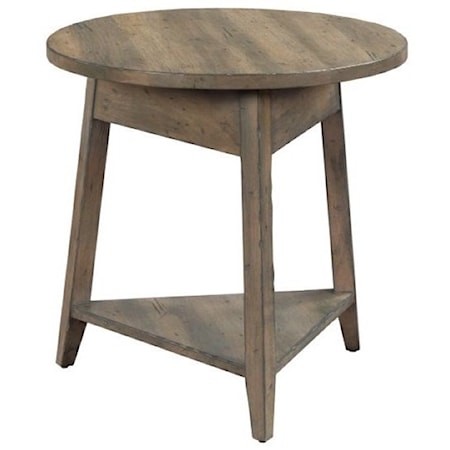 24" Bowler End Table