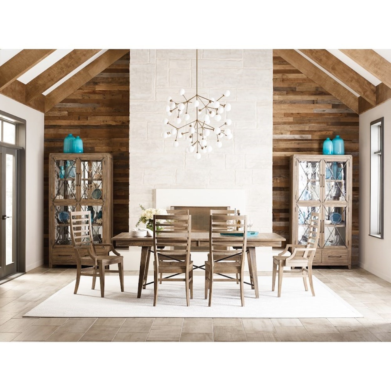 Kincaid Furniture Modern Forge Formal Dining Room Group