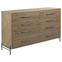 Amity 8-Drawer Solid Wood Dresser