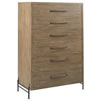 Stevens 6-Drawer Solid Wood Chest