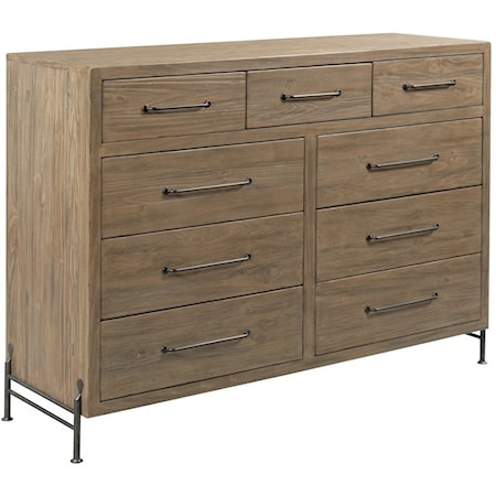 Henderson 9-Drawer Solid Wood Mule Chest
