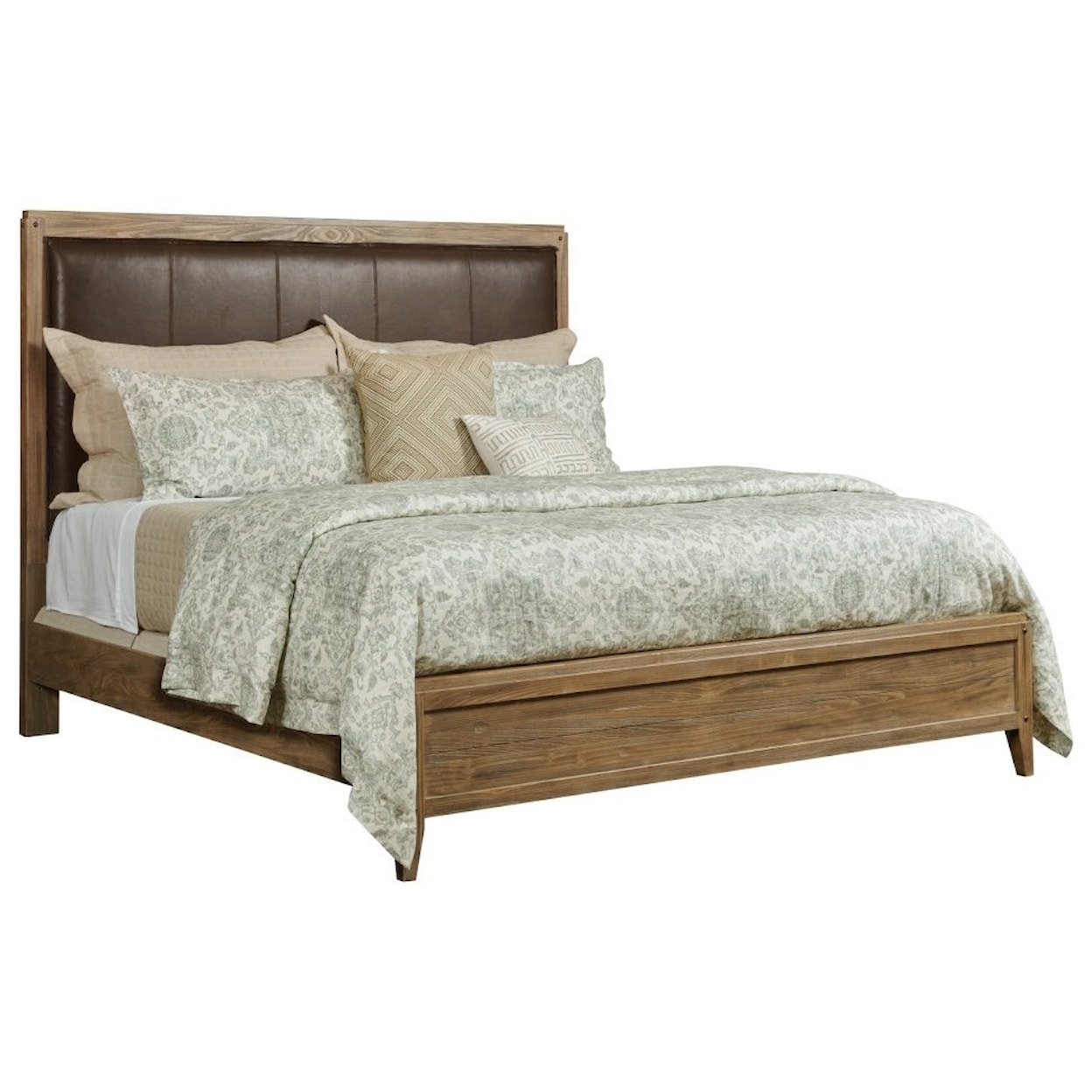 Kincaid Furniture Modern Forge Longview Upholstered Queen Bed
