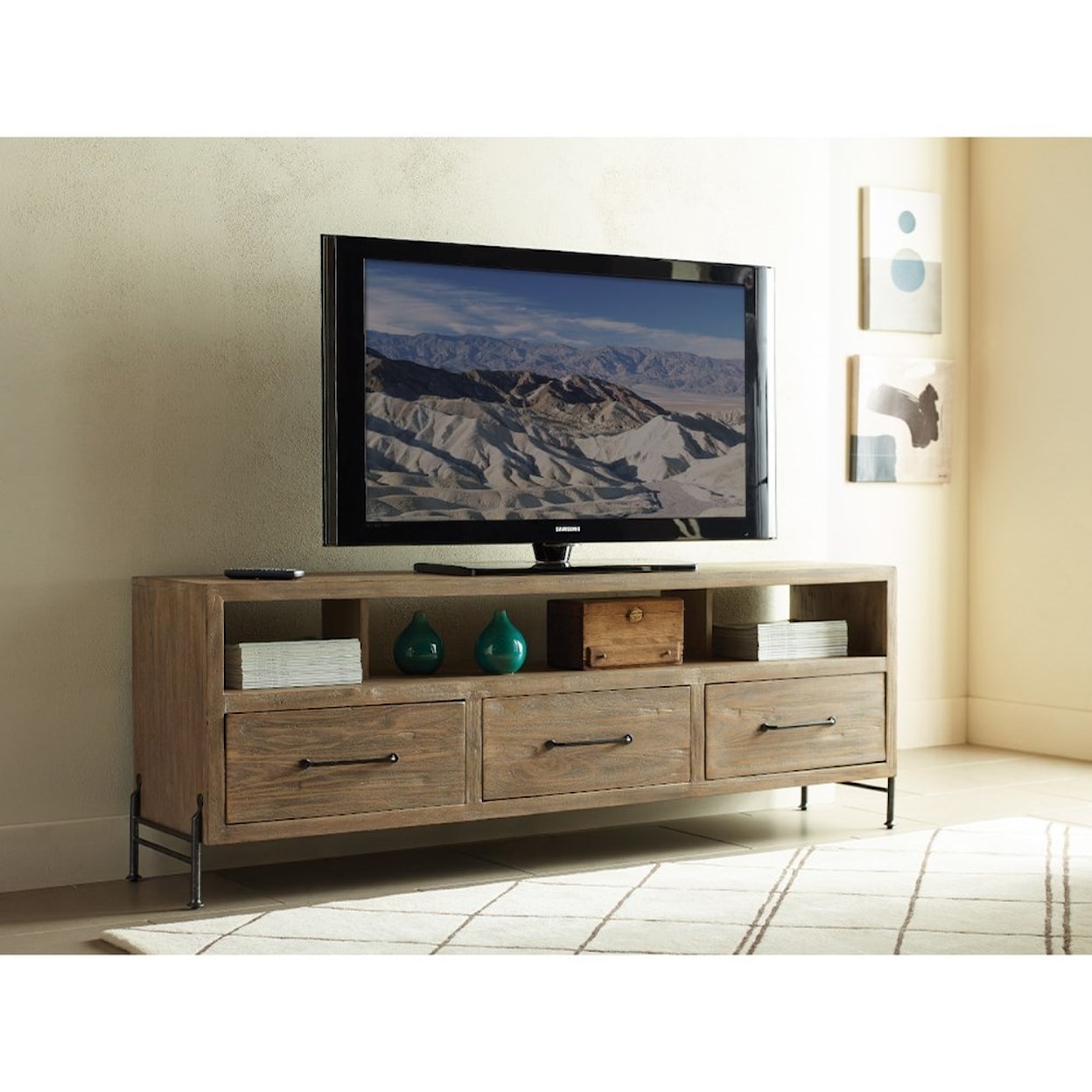 Kincaid Furniture Modern Forge Hillsboro Entertainment Center