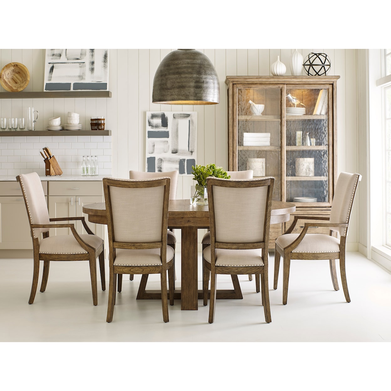 Kincaid Furniture Plank Road Formal Dining Room Group