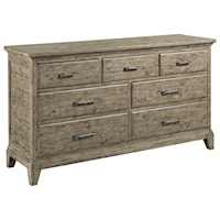 Farmstead Solid Wood Dresser with Removable Jewelry Tray   